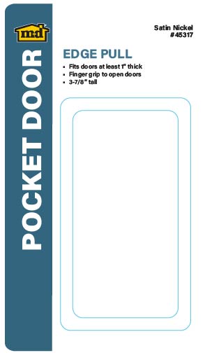 Edge Pull for Pocket Doors