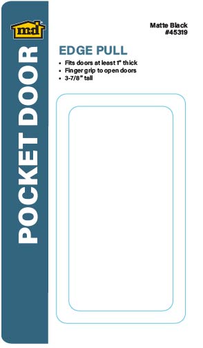 Edge Pull for Pocket Doors