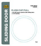 2 1/8" Flush Cup Pull for Sliding Door