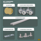 Track & Hardware Kit for Sliding Doors