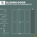 Track & Hardware Kit for Sliding Doors