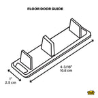 Floor Door Guide for Sliding and Mirror Doors