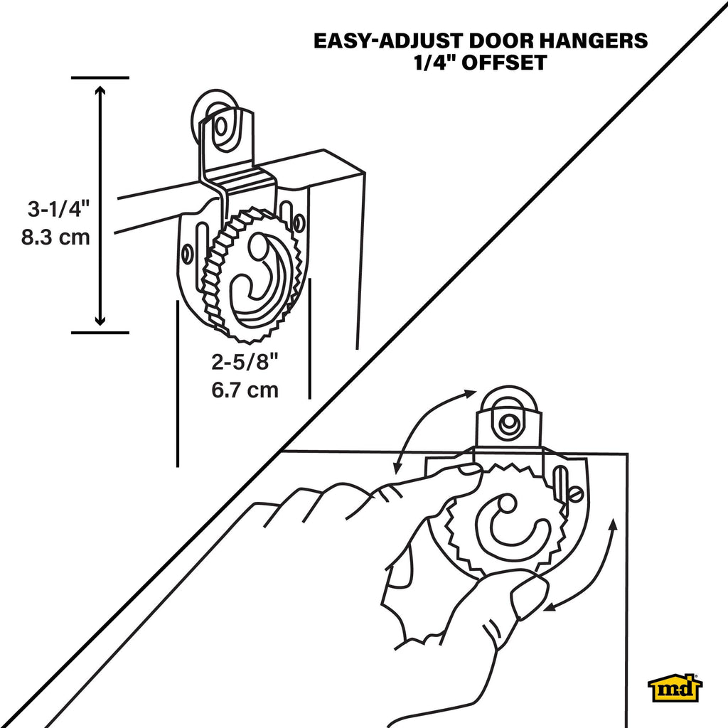 Adjustable Roller Hangers for Sliding Doors