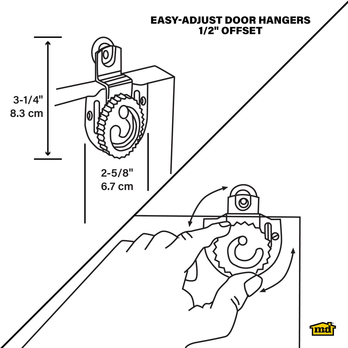 Adjustable Roller Hangers for Sliding Doors