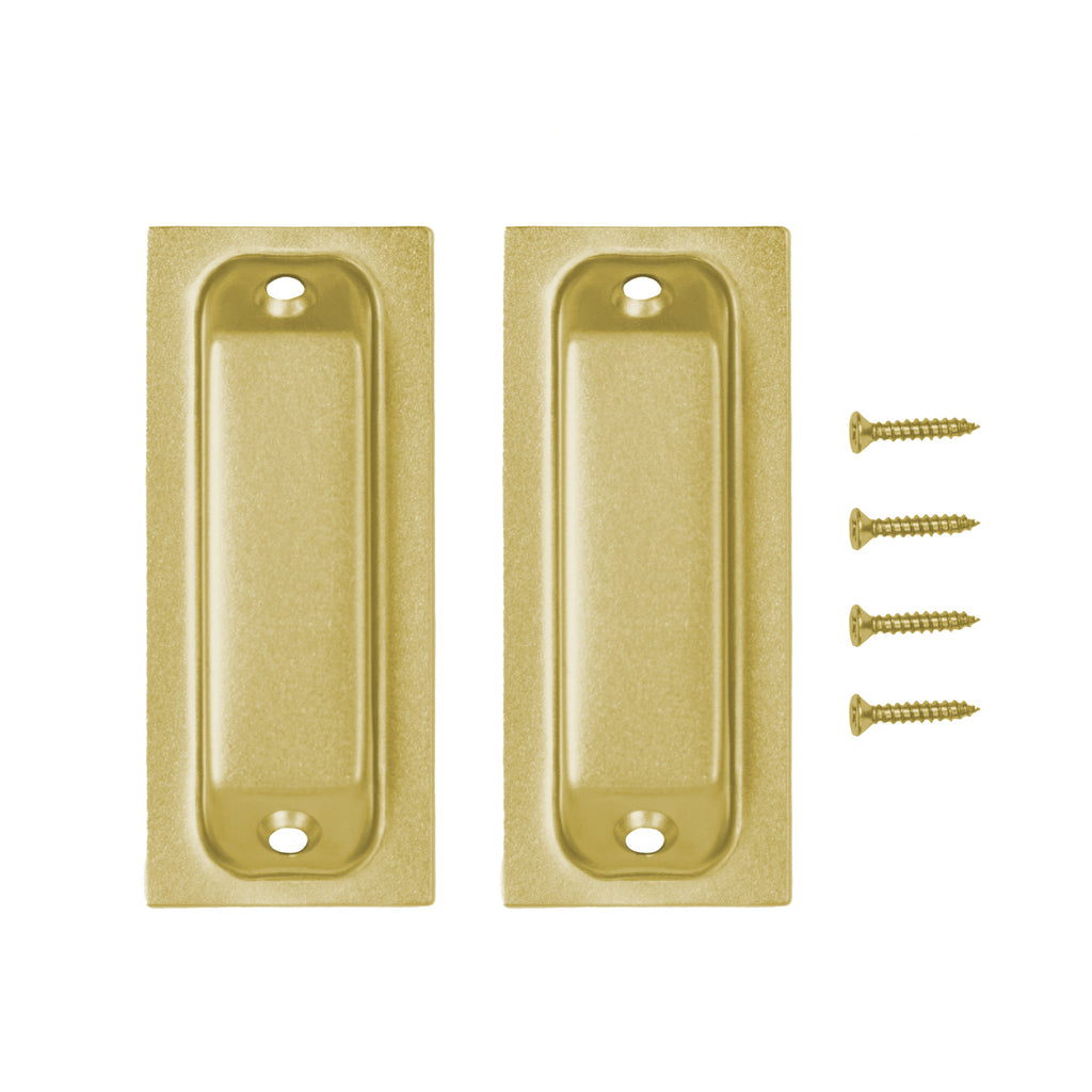 Flush Rectangle Pulls for Sliding Doors