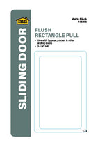 Flush Rectangle Pulls for Sliding Doors