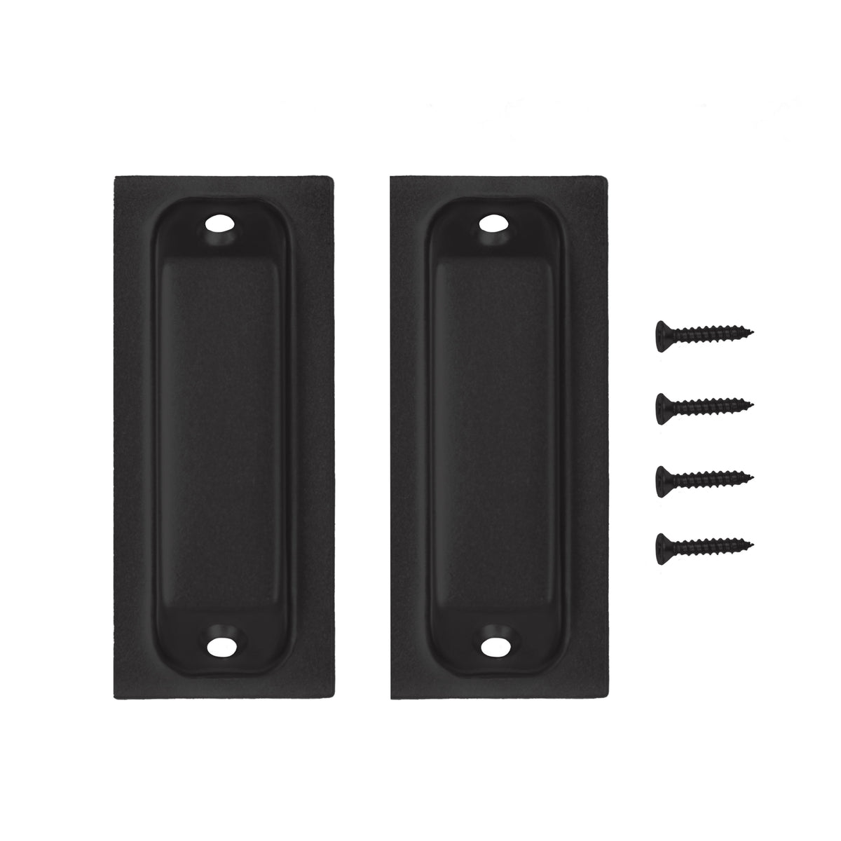 Flush Rectangle Pulls for Sliding Doors