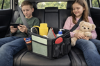 Car Middle Seat Organiser Storage Box Multi Pocket Travel Holder Black