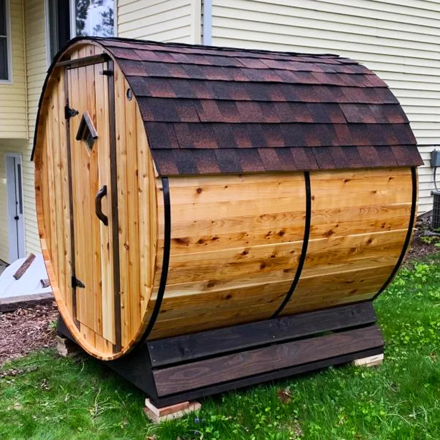 6 Person Cedar Barrel Sauna | 6′ x 8′