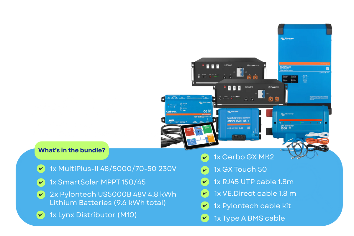 48v Off-Grid Pack | Victron & Pylontech