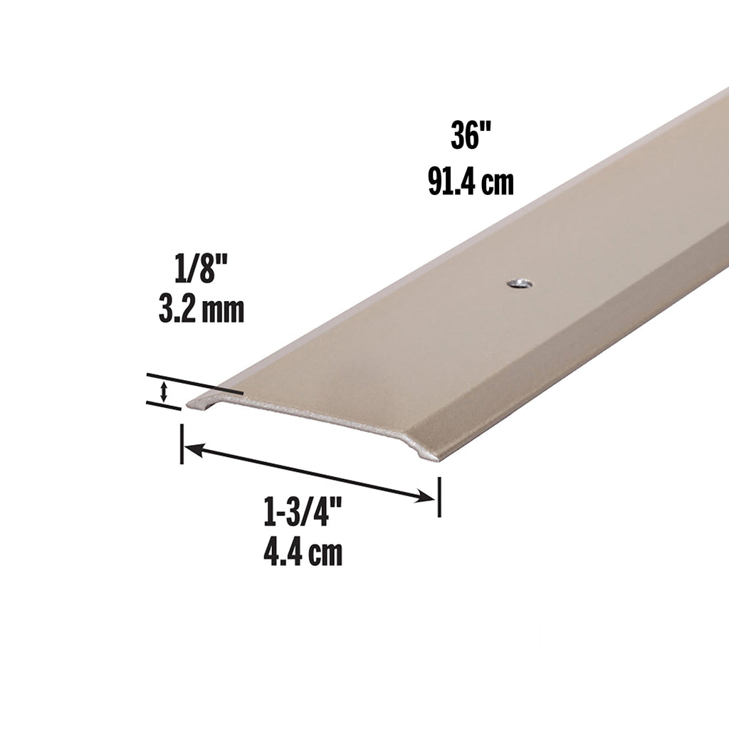 Aluminum Flat Profile Threshold for Interior Doorways