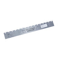 3/16 in. x 1/4 in. x 1/2 in. Flat V Notch Trowel Blade Attachment