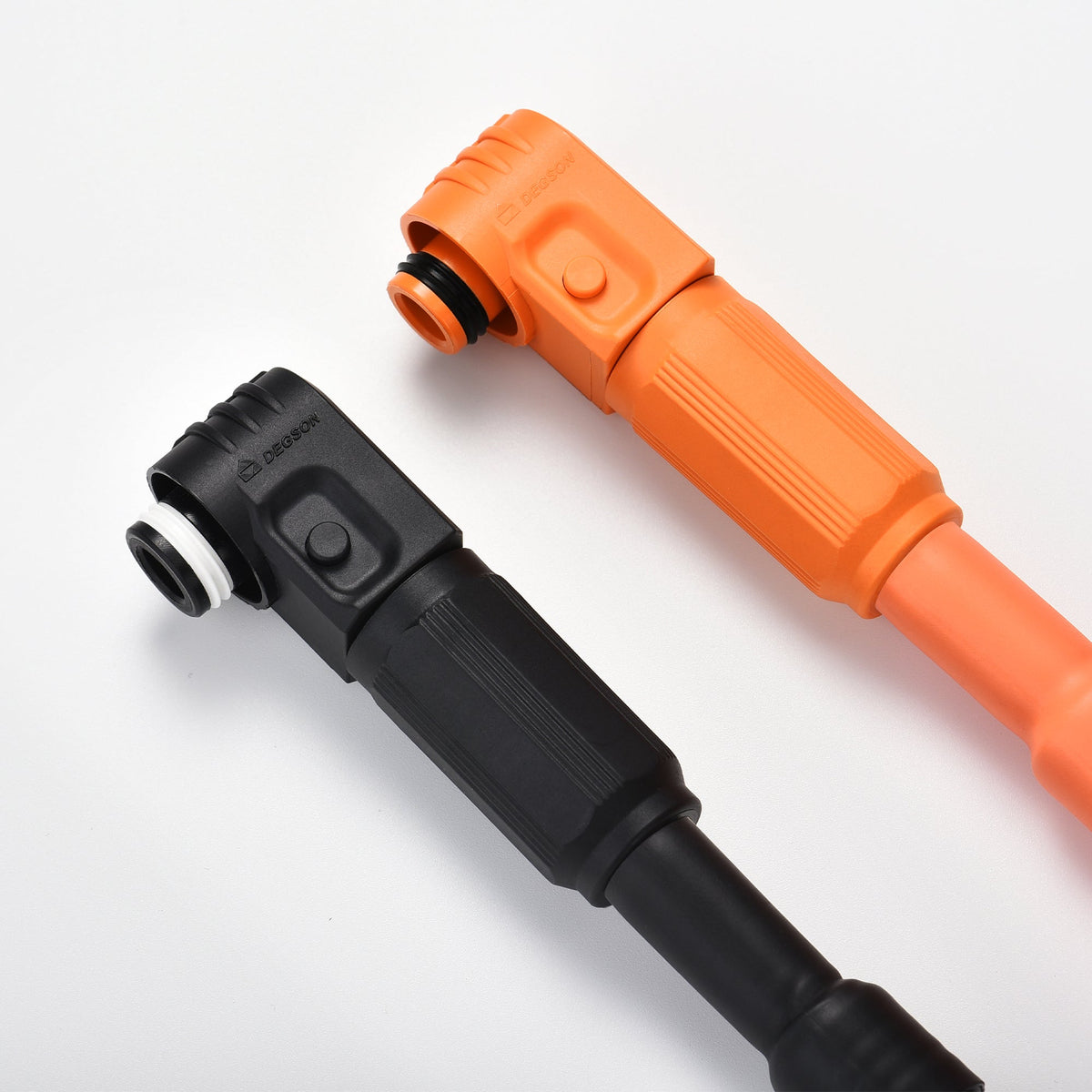 4 AWG 3/8” Battery Cables | Pair of 1 FT Orange & Black Pure Copper Battery Cables for Server Rack Busbar