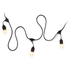 4lite Festoon Lighting Outdoor String Lamps with E27 Screw Warm White LED Bulbs