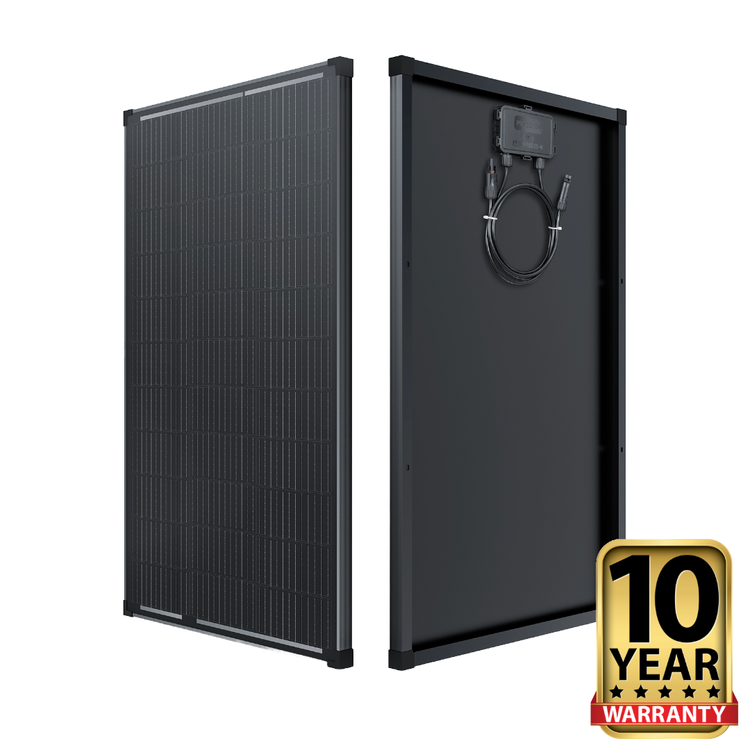 2 Pack 150W 12V Shingled Fixed Solar Panels – 300W Bundle