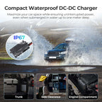 12V/24V IP67 50A DC-DC  Battery Charger with MPPT