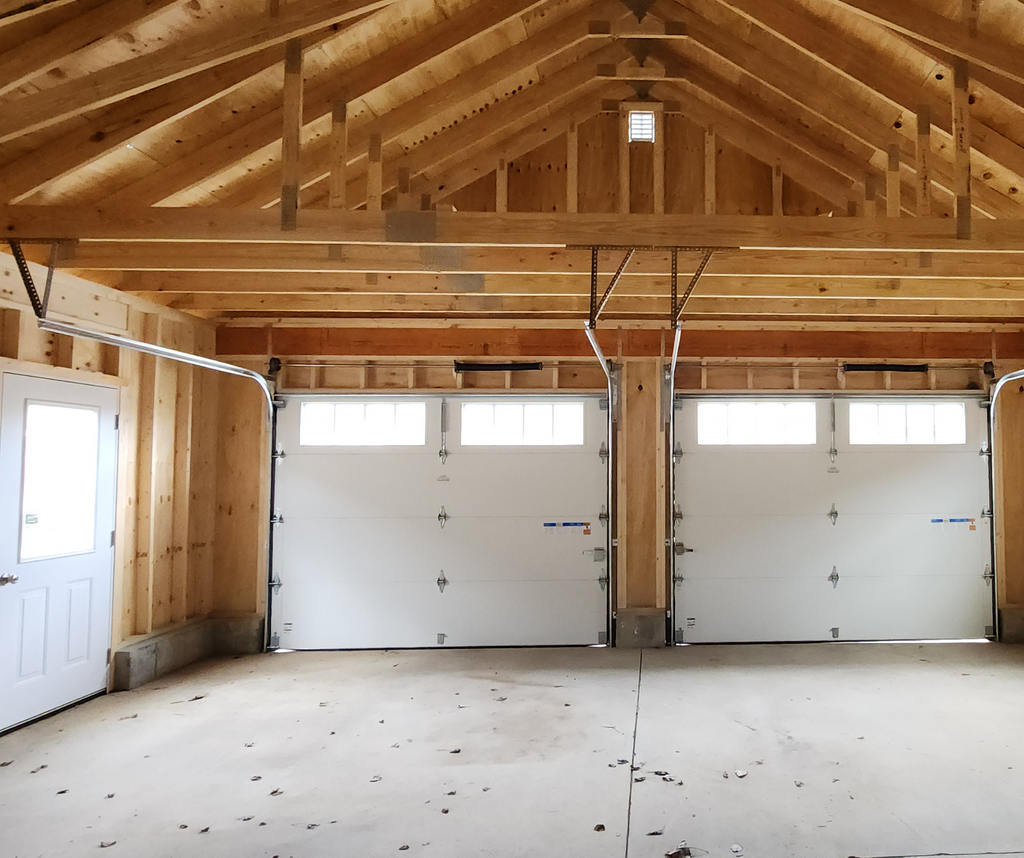 DISPLAY- 24' X 24' VINYL GARAGE - WHITE