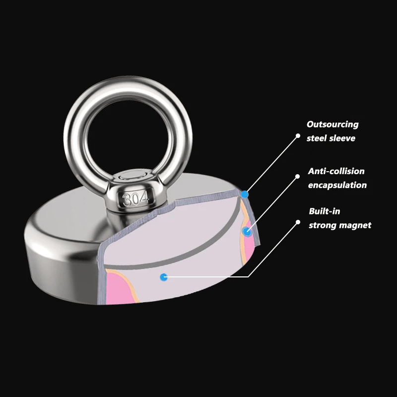 Magnet Fishing Neodymium Magnet 32mm - 30kg Pull