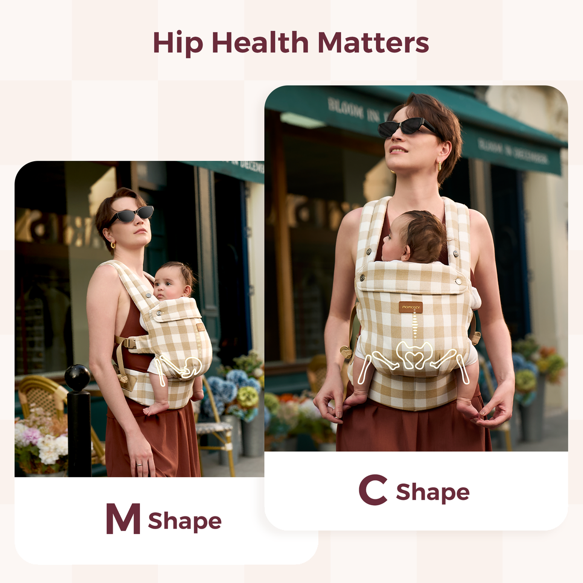 GentleTouch Cotton-Linen Ergonomic Baby Carrier