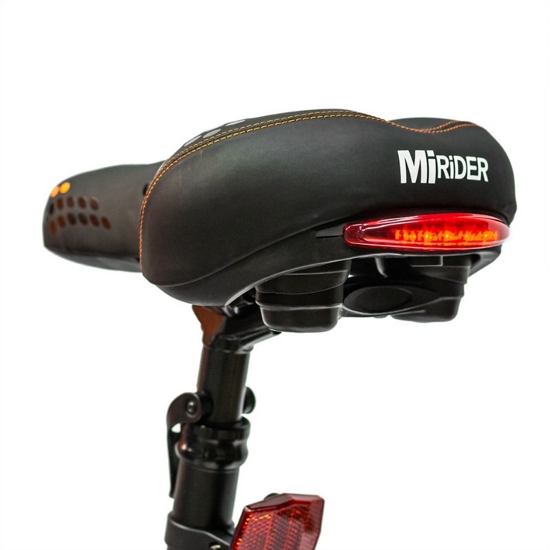 MiRIDER One Comfort Gel Saddle with Rear Light