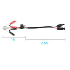 SOLAR CONNECTOR TO ALLIGATOR CLIPS 14 AWG CABLE