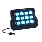 KickAss 12/24V 12 Gang Wireless Switch Panel with Magnetic Charging Cradle - MKII