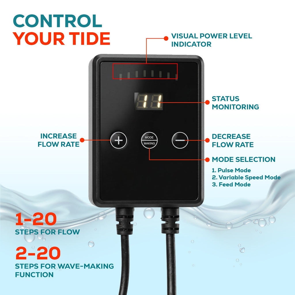 Aqua Dream 24V DC Eco Marine Aquarium Wave Water Pump 2400 GPH