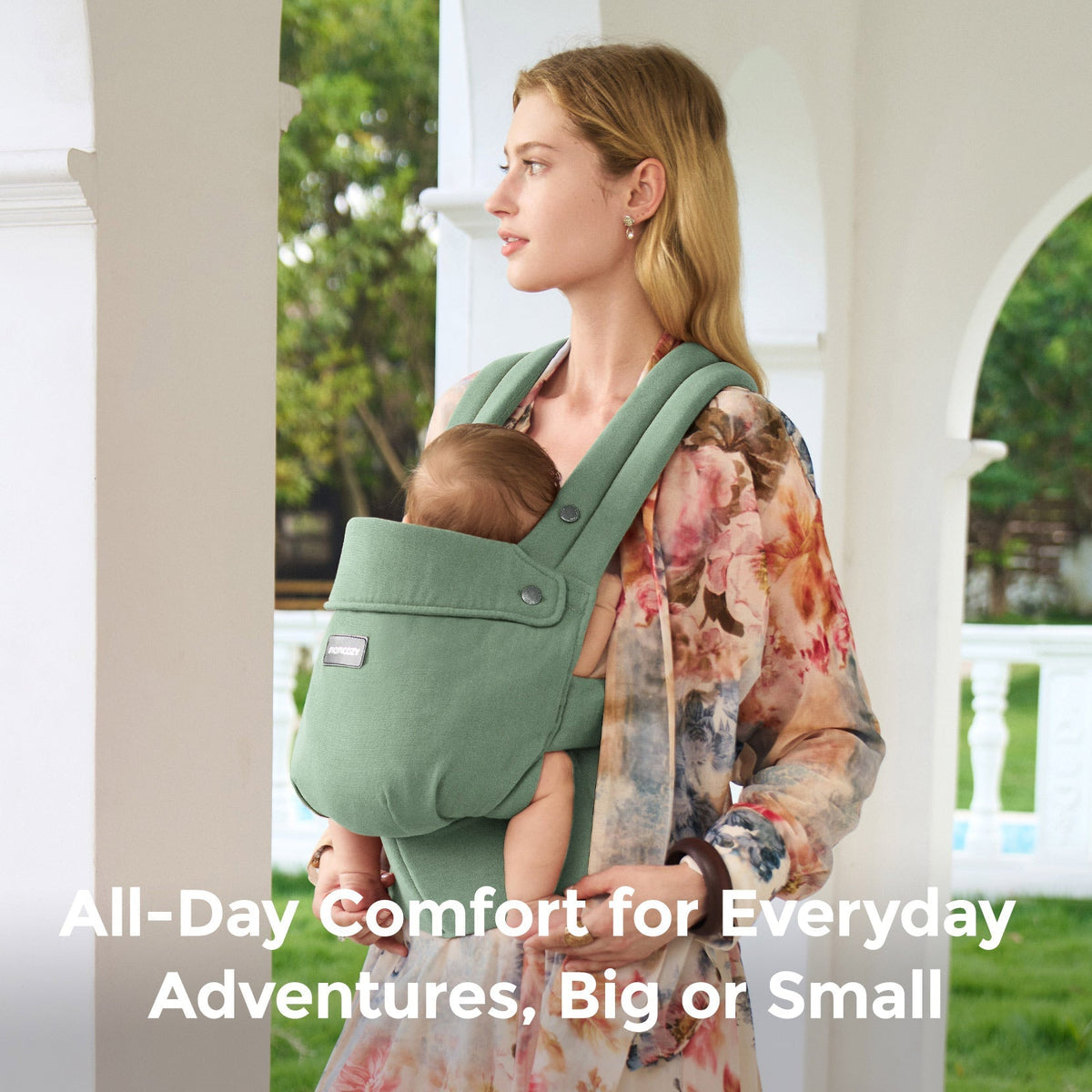 GentleTouch Cotton-Linen Ergonomic Baby Carrier