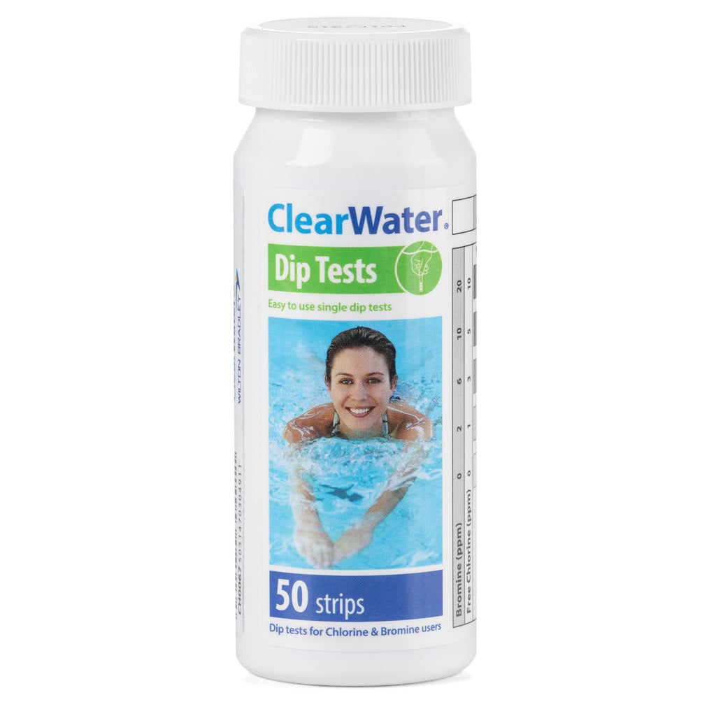 Clearwater 4-In-1 Pool & Spa Test Strips (50 Test Strips)