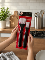 3 Pack x 2pcs Kitchen Cleaning Brush Set Scrubbing Brushes for Dishes Pots Pans Sink BBQ