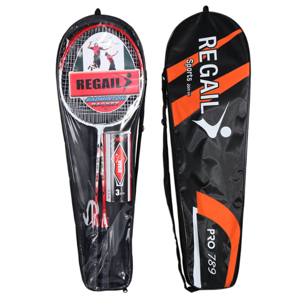 Badminton Racket Racquet Set Kit Outdoor Games Beginners with 3 Shuttlecock