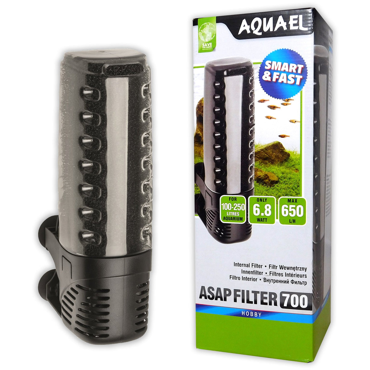 Aquael ASAP Filter 700 - 700 l/h Aquarium Internal Filter