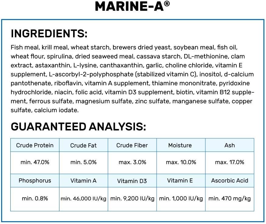 Hikari Marine A Pellets 110g - Colour-Enhancing Fish Food