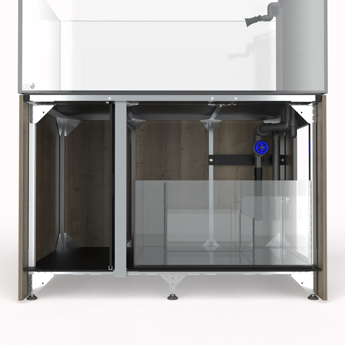 D-D Aqua-Pro Reef Peninsula 1350 Aquarium & Cabinet