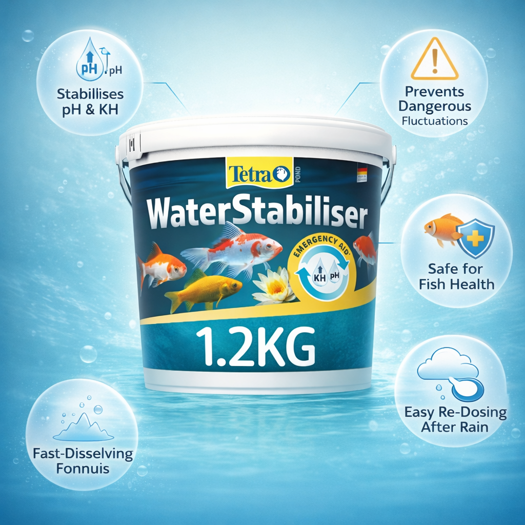 Tetra Pond Water Stabiliser 1.2kg - pH & KH Balance