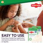 Waterproof Washproof Plasters | Assorted First Aid Strips for Kids & Adults | 110 Pack