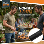 Stainless Steel BBQ Spatula | Grill Burger Flipper Outdoor Tool | 2 Pack