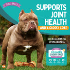 4-12pk Collagen Dog Treats Chicken Chewy Rolls Large Long Lasting Easy Digest