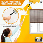 Bulk Fence Paint Brushes | Block Set Decking Shed Masonry | 96 Pack