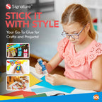Glue Sticks Multipack | Washable Non-Toxic 9g & 21g | 48 Pack
