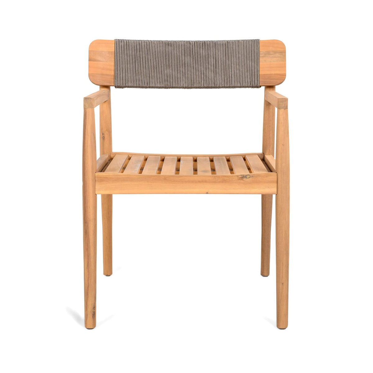 Alora 5-Piece Acacia Wood Outdoor Patio Dining Set with Chairs and Table