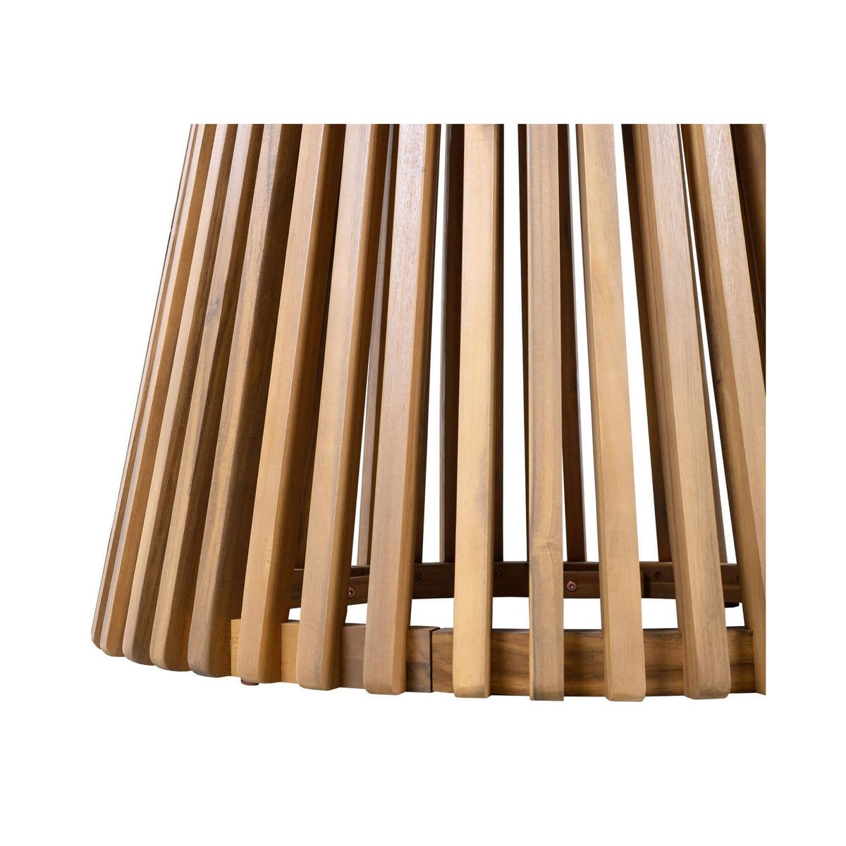 Alora 5-Piece Acacia Wood Outdoor Patio Dining Set with Chairs and Table