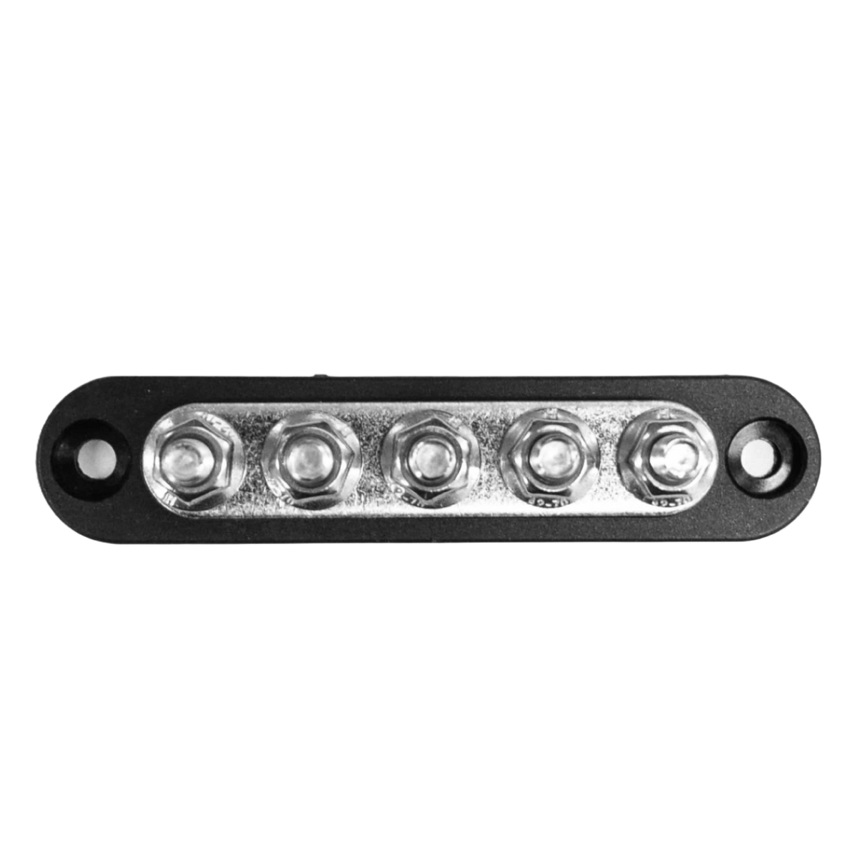 Exotronic 150A Black 5x M6 Stud Busbar with Cover