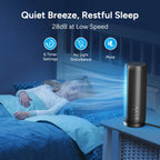 Dr.Prepare 12-Inch Tower Fan with 25W AC Motor