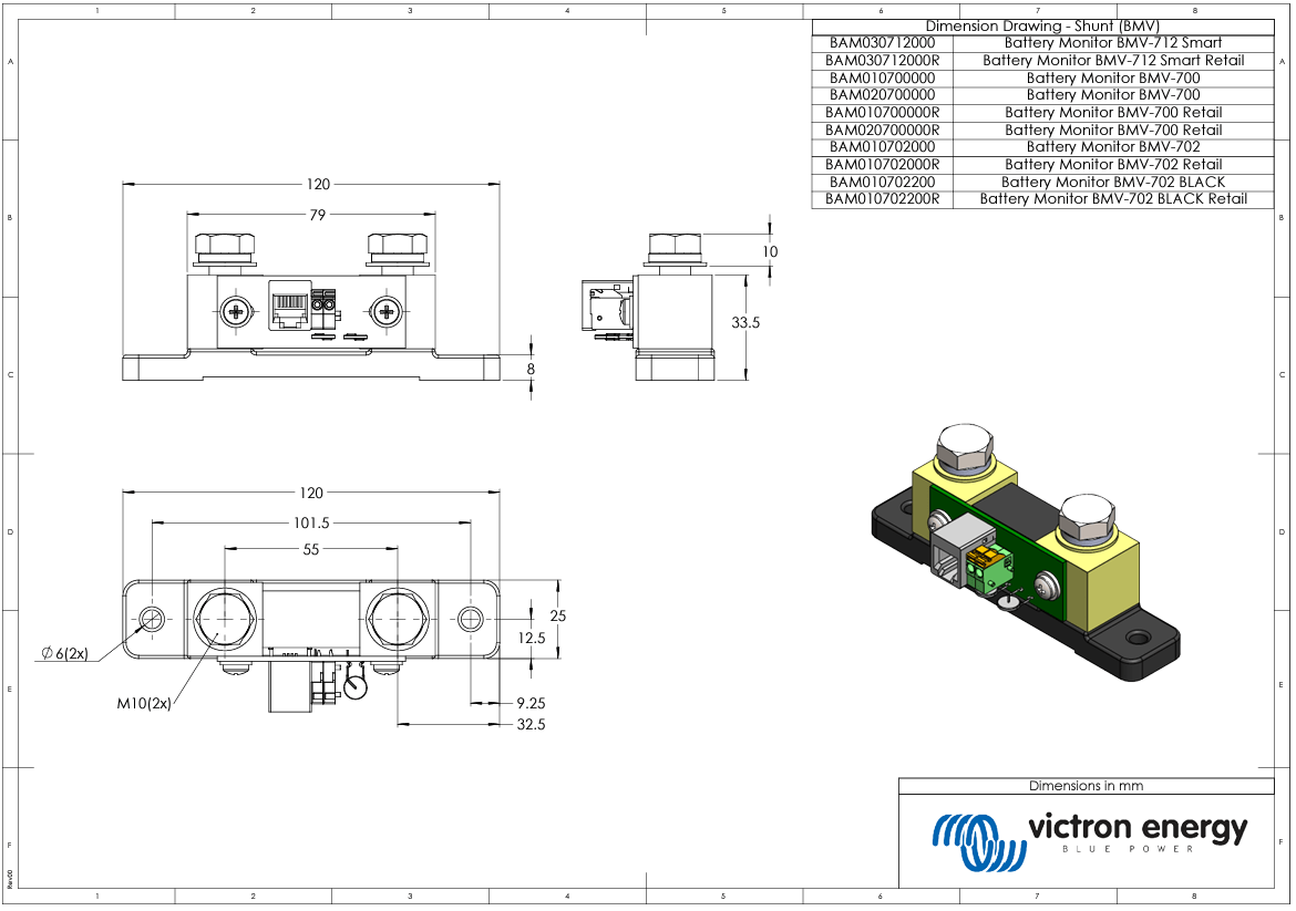 Victron Grey BMV-700 Battery Monitor