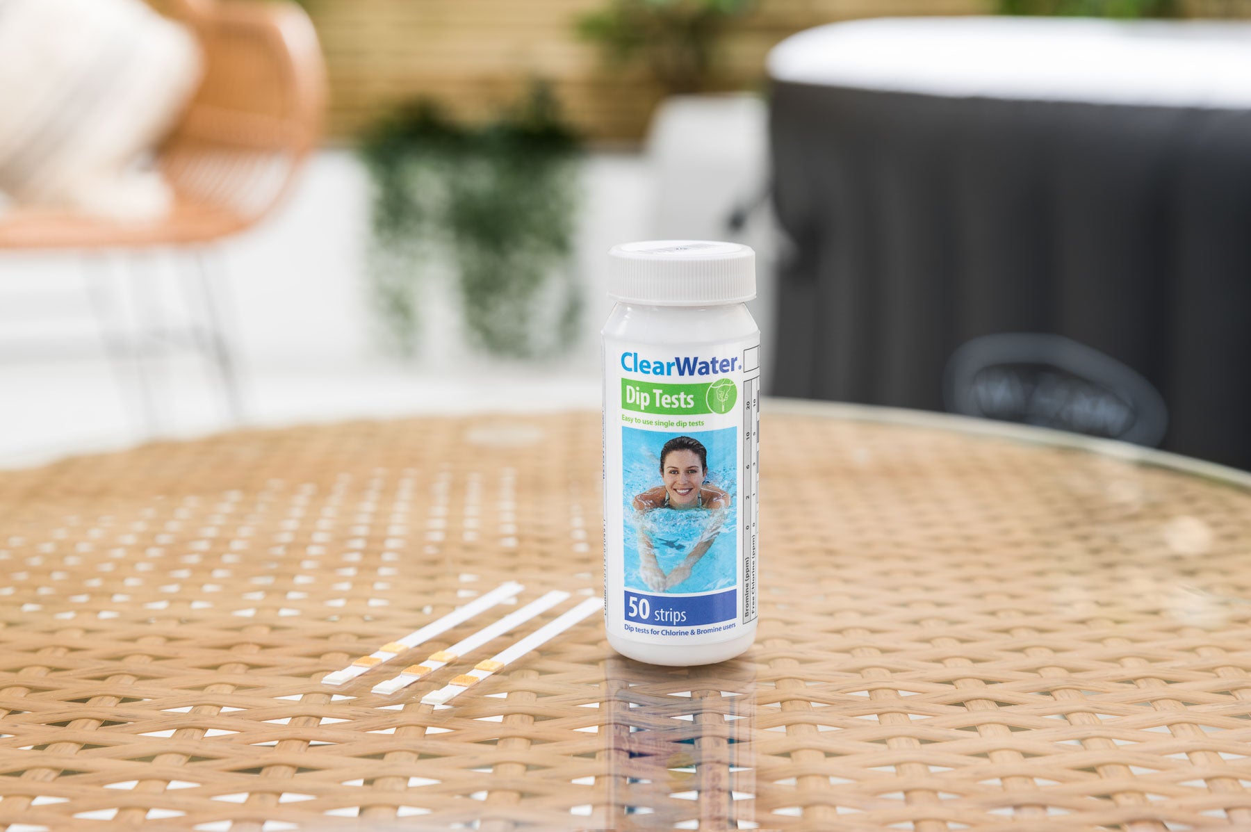 Clearwater 4-In-1 Pool & Spa Test Strips (50 Test Strips)