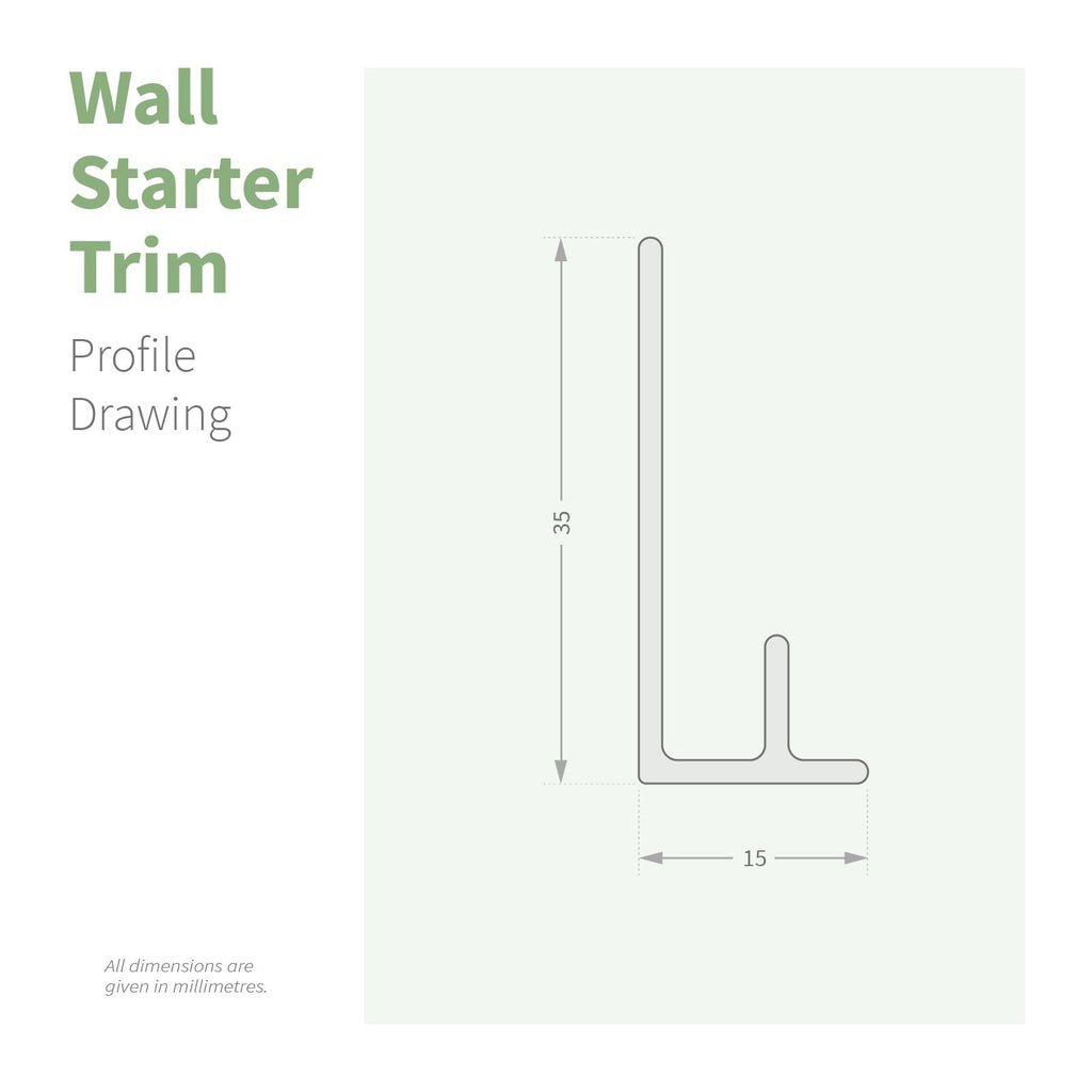 NatureClad Wall Starter Trim