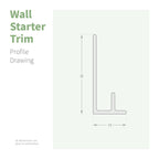 NatureClad Wall Starter Trim