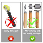 FCHO Car Sound Deadening Roller Metal 3 Pcs Roller Car for Installation