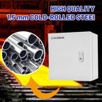 Electrical Junction Box 20x20x6, NEMA 4X IP66 Steel Enclosure Box - size: 20 x 20 x 6''